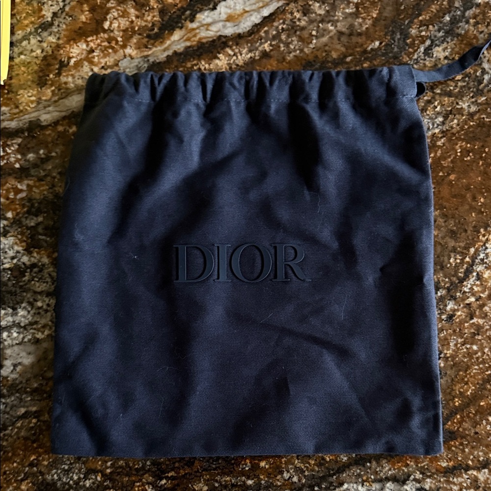 Dior Midnight Blue Drawstring Bag